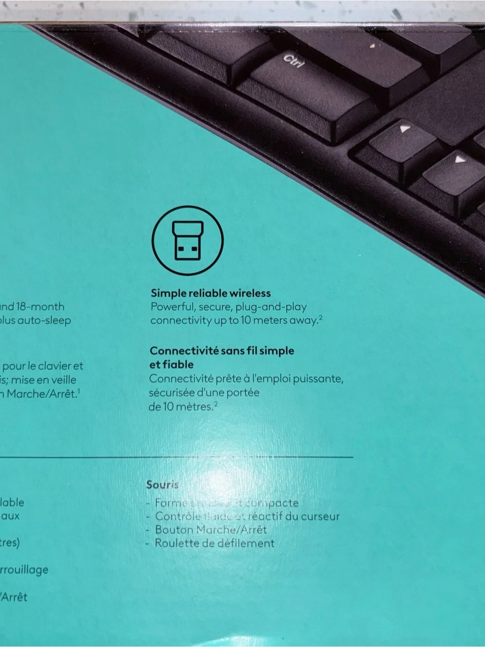 Logitech Black Wireless Keyboard & mouse